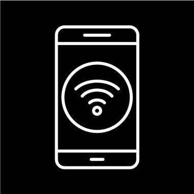 minimalist vektör illüstrasyonu, uygulama simgesi