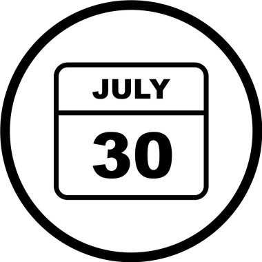 Takvim simgesi tasarımı, vektör illüstrasyonu