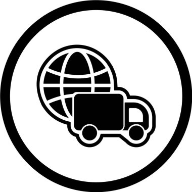 dağıtım hattı vektör simgesi