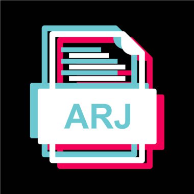 dosya biçimi simgesi, vektör illüstrasyonu