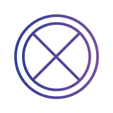 Yol simgesi, vektör illüstrasyonu