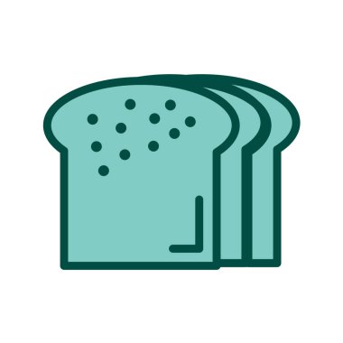  Gıda ve içecek Web ikonu vektör illüstrasyonu