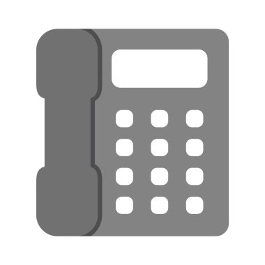 Moda Biçimli Telefon Simgesi İzole Arkaplan