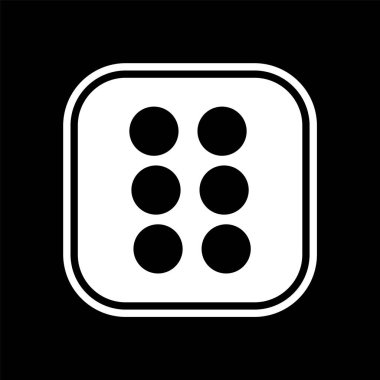 Zar Altı Simgesi Stili İzole Arkaplan