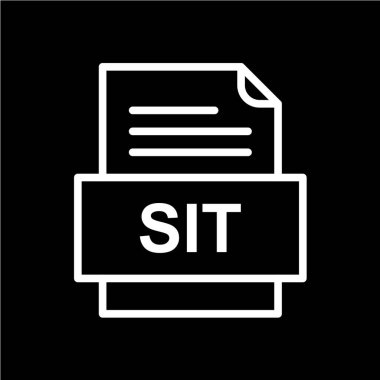 dosya biçimi simgesi, vektör illüstrasyonu