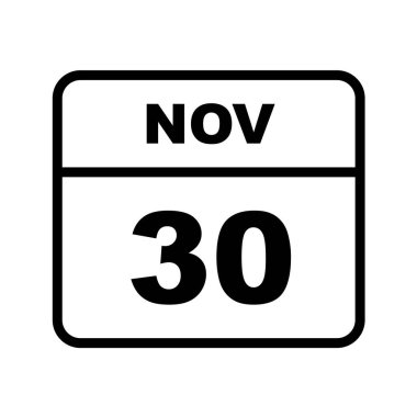 Tarih için takvimi olan illüstrasyon