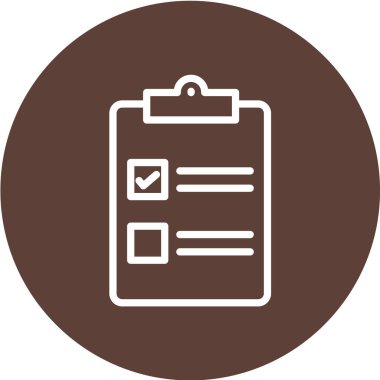 Liste simgesi olan pano