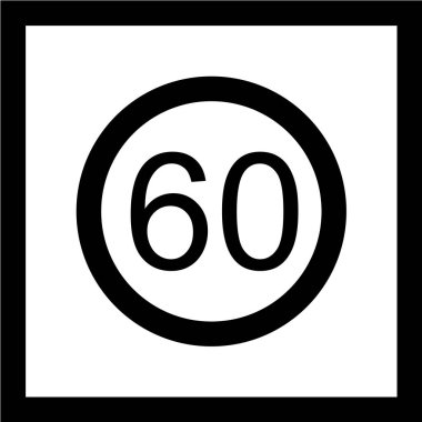 Bir p harfinin vektör illüstrasyonu