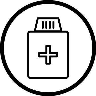 tıbbi simge vektör illüstrasyonu