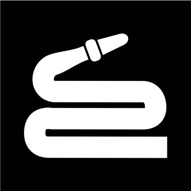 Hortum tipi web simgesi vektör illüstrasyonu 