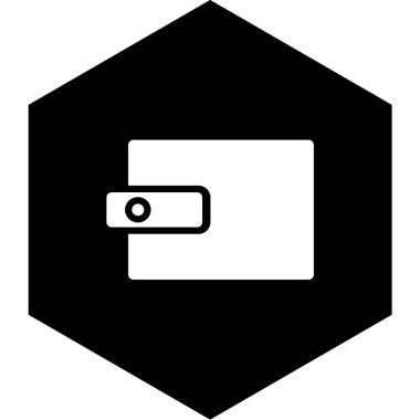 cüzdan ikonu vektör illüstrasyonu