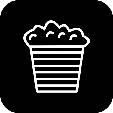  Gıda ve içecek Web ikonu vektör illüstrasyonu