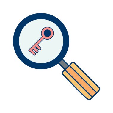 Büyüteç, vektör çizimi