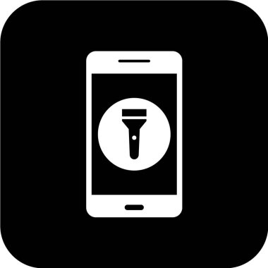 Akıllı telefon simgesi. vektör illüstrasyonu