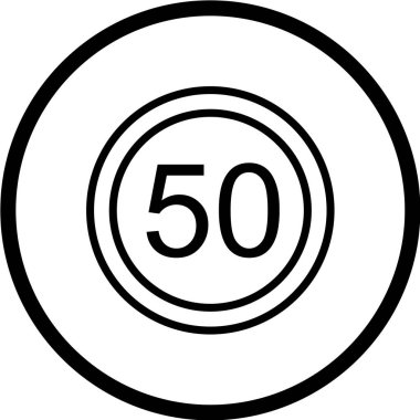 Yol simgesi, vektör illüstrasyonu