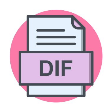 dosya biçimi simgesi vektörü