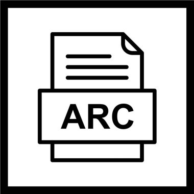 dosya biçimi simgesi, vektör illüstrasyonu