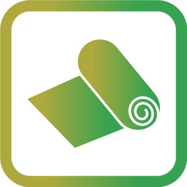 yeşil kurdele vektör düğmesi