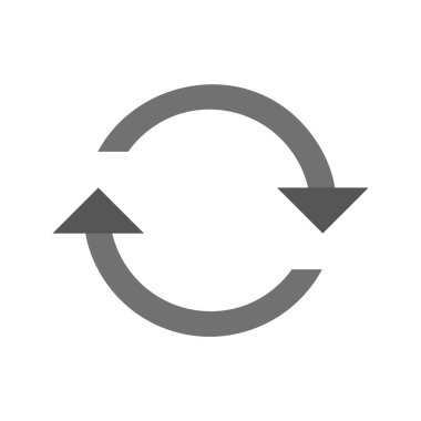 Simgeyi Moda Biçiminde Tecrit Edilmiş Arkaplanda Yeniden Yükle