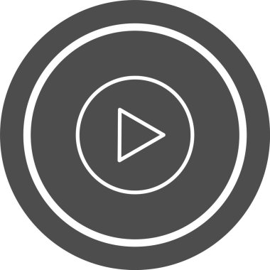 Moda Biçimli İzole Arkaplanda Simge Çal