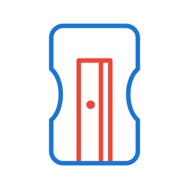 Moda Biçimli Keskinleştirici Simgesi İzole Arkaplan