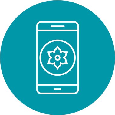 Mobil Uygulamalar konsept vektör çizimi beyaz arkaplan üzerinde 