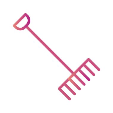 bahçe aracı web simgesi vektör illüstrasyonu 