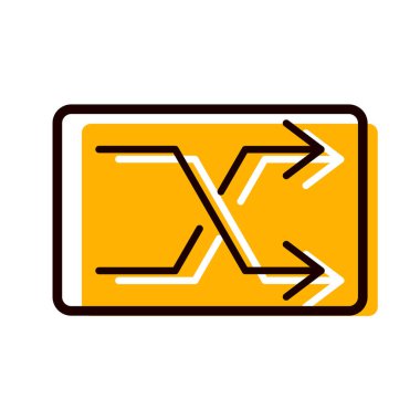 Simgeyi Moda Biçiminde Karıştır İzole Arkaplan