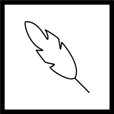 Basit el çizimi tüy karalamalarının vektör çizimi