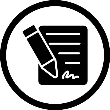 Kağıt simgesinin vektör illüstrasyonu