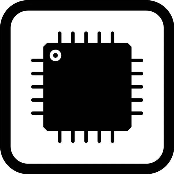 Circuit Imprimé Icône Vecteur — Image vectorielle