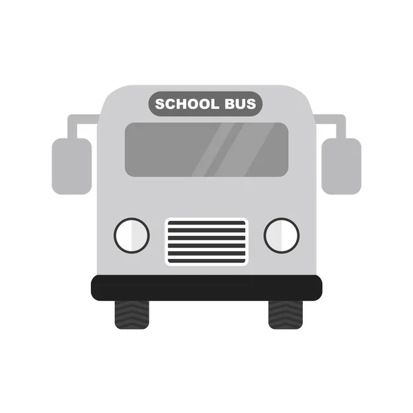 Icono Autobús Sobre Fondo Blanco — Archivo Imágenes Vectoriales