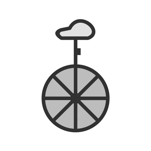 Значок Велосипеда Контурная Иллюстрация Векторной Пиктограммы Велосипеда Сети — стоковый вектор