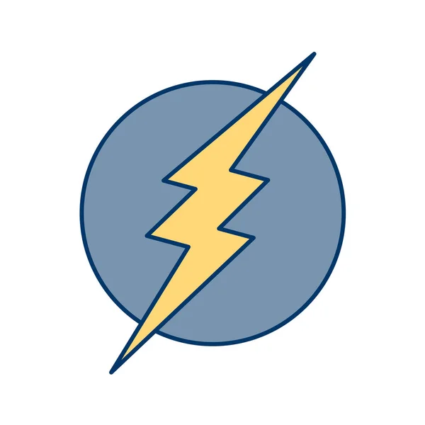 Ilustración Vectorial Potencia Flash — Archivo Imágenes Vectoriales