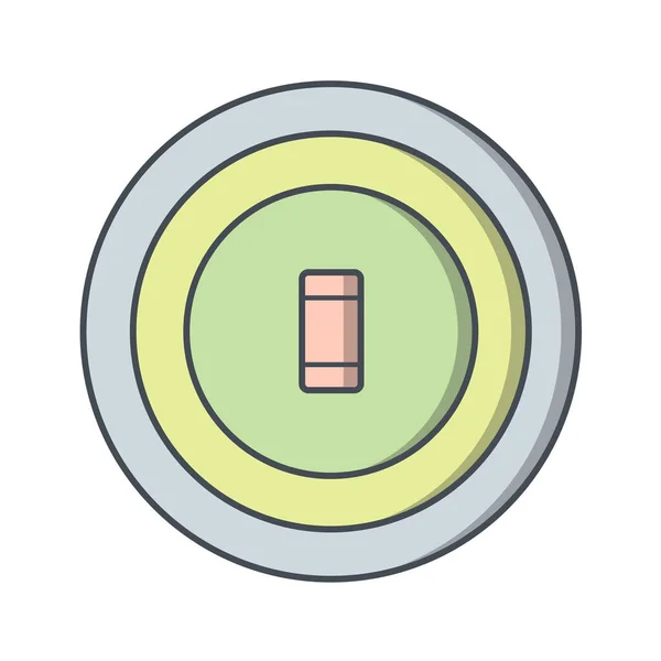 vector illustration of modern b lack icon battery