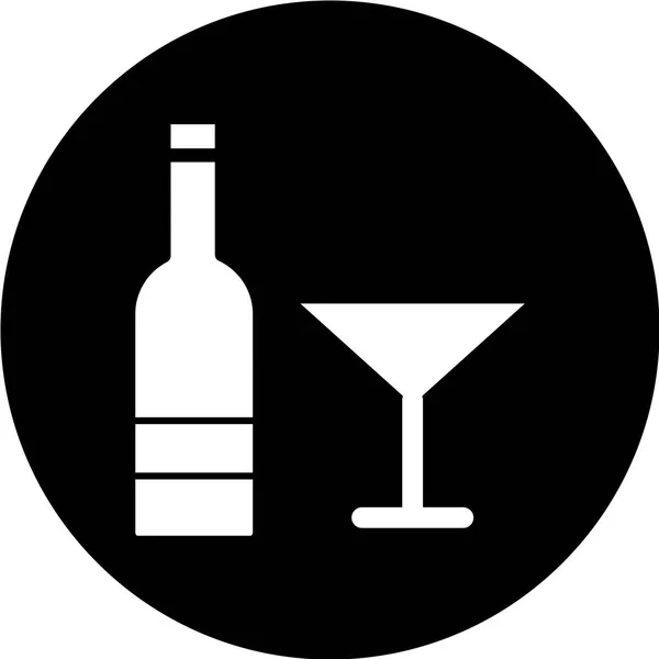 Essen Und Trinken Web Icon Vektor Illustration — Stockvektor