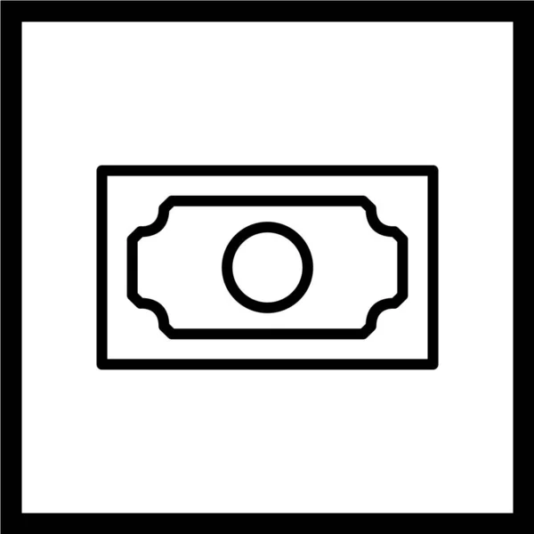 Finanzgeld Symbol Vektorillustration — Stockvektor