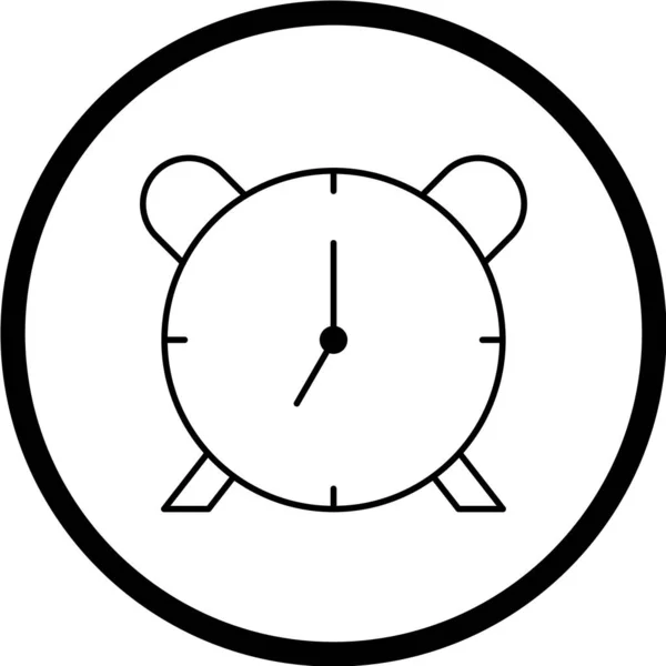 Zeit Uhr Symbol Vektorillustration — Stockvektor