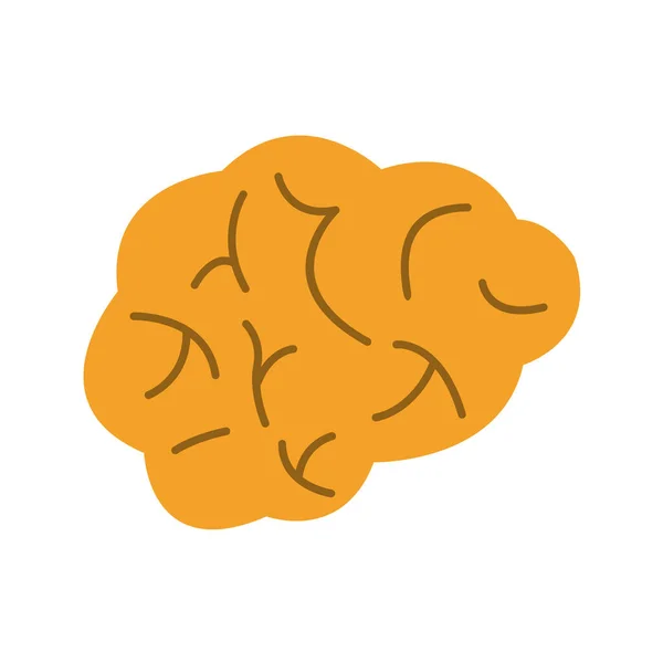 Икона Мозга Мультяшном Стиле — стоковый вектор