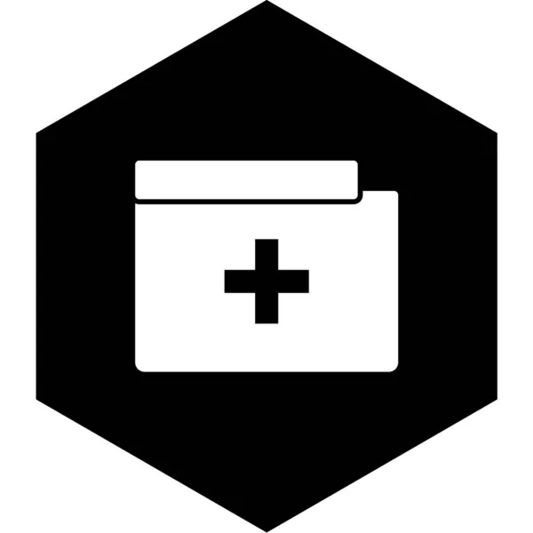 medical folder icon vector illustration