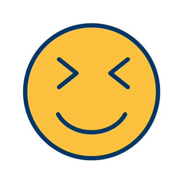 Icona Emoji Stile Tendenza Isolato Sfondo — Vettoriale Stock