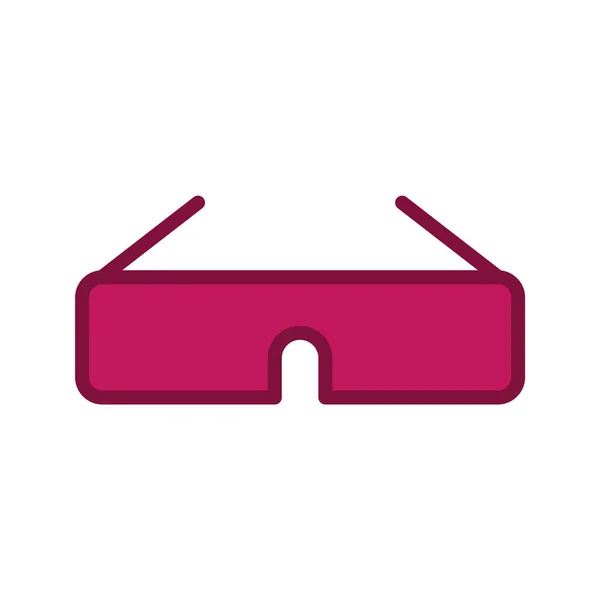 Glasses Icon Trendy Style Isolated Background — 스톡 벡터