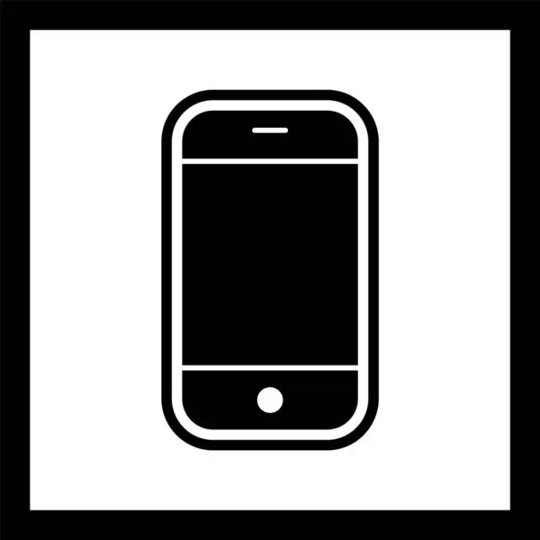 Telefooncel Pictogram Trendy Stijl Geïsoleerde Achtergrond — Stockvector