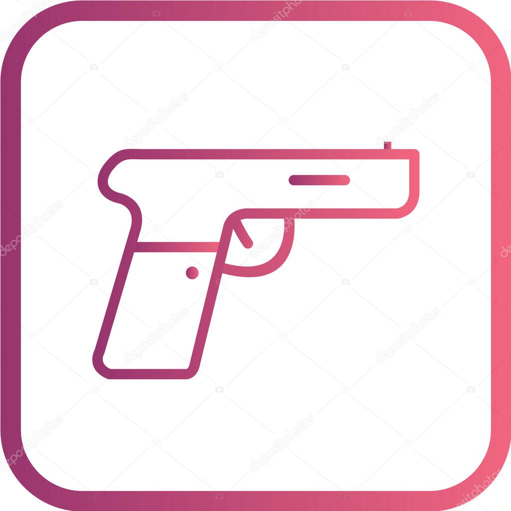 weapon vector illustration, simple icon