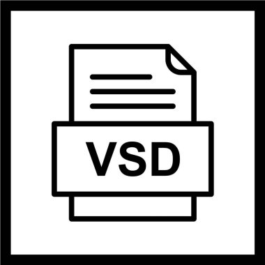 dosya biçimi simgesi, vektör illüstrasyonu