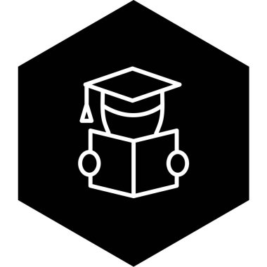 Eğitim simgesinin vektör illüstrasyonu