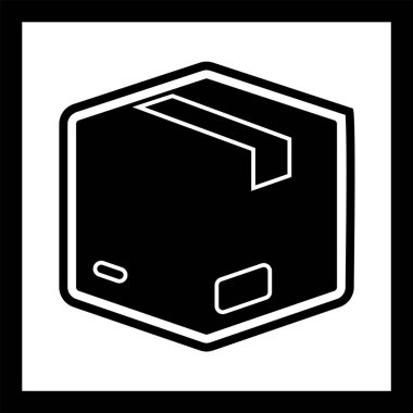 Paket Simgesi Moda Biçiminde İzole Arkaplan