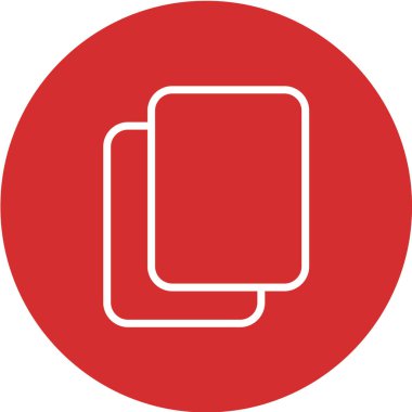 Multimedya düz simgesi beyaz arkaplanda izole edildi