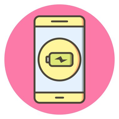 Mobil Uygulama Simgesi Yükleniyor Moda Biçimli İzole Arkaplan