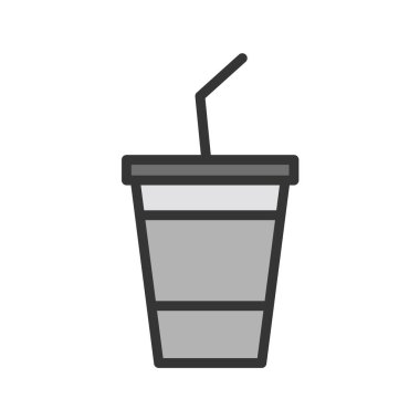  Gıda ve içecek Web ikonu vektör illüstrasyonu